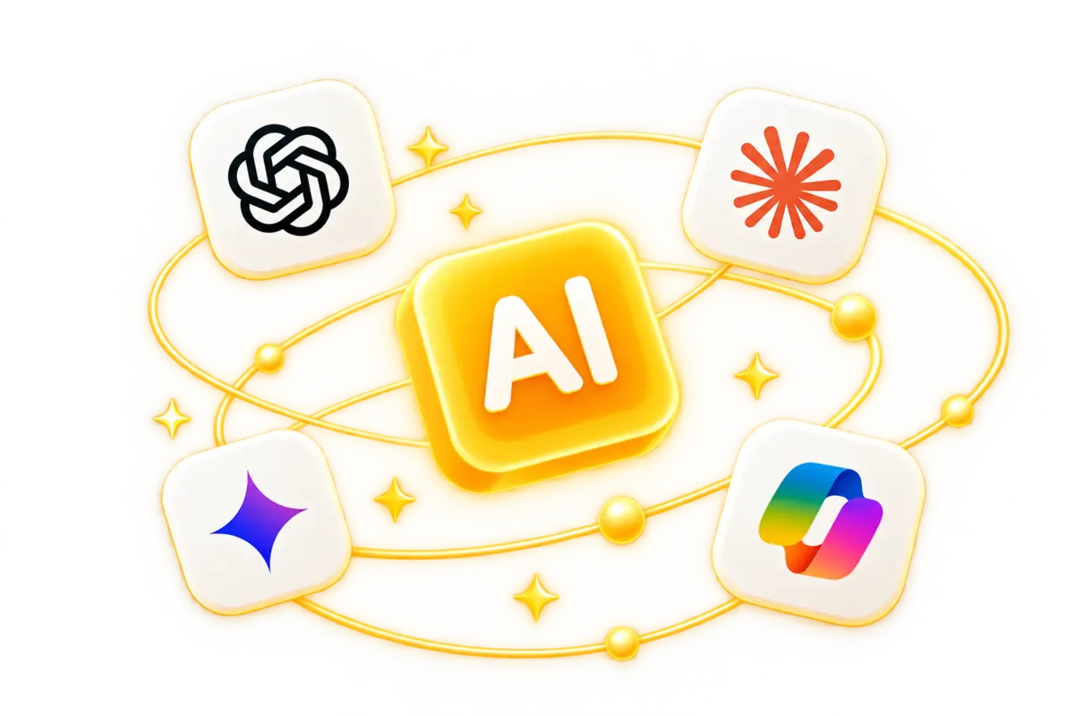 Tools AI seperti ChatGPT, Claude, Gemini, dan Copilot